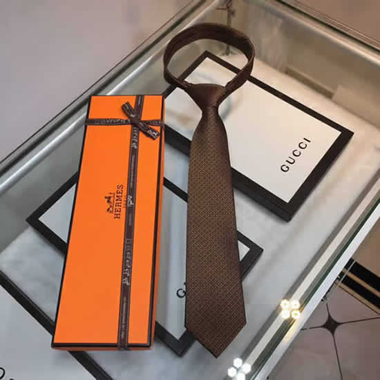 Classic Men Business Luxury Tie Replica Top Quality Hermes Ties 19